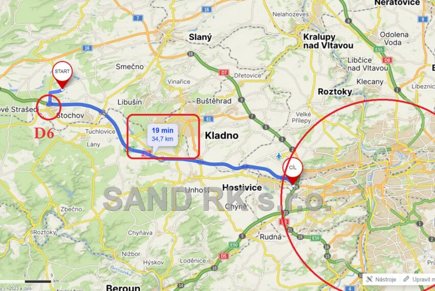 mšecké žehrovice mapa