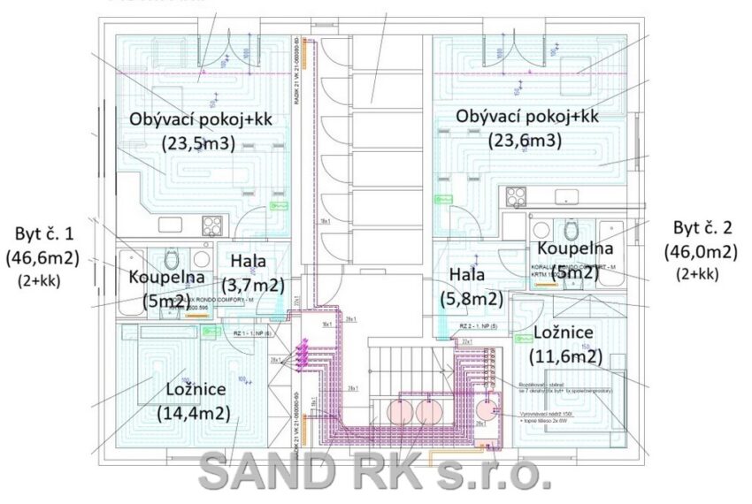 5hl líštany I. NP půdorys