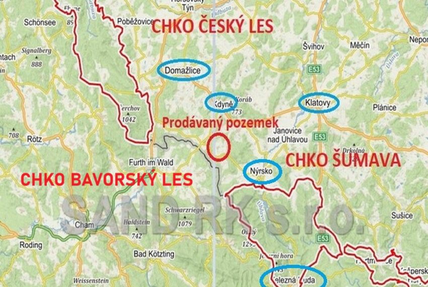 4hl pomezí pozemek poloha